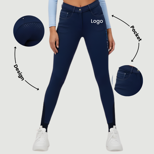 Azure Core Full-Seat Technical Breeches