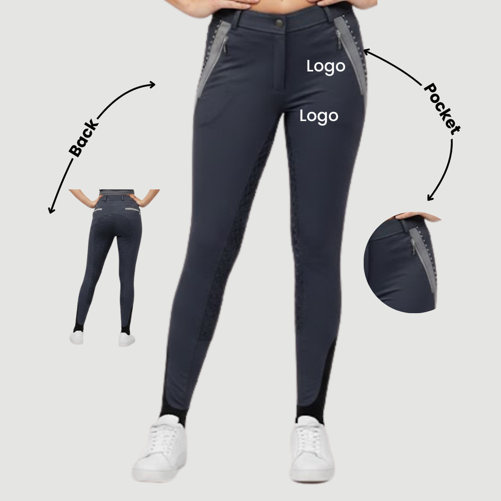Carbon Elite Studded Full-Seat Breeches