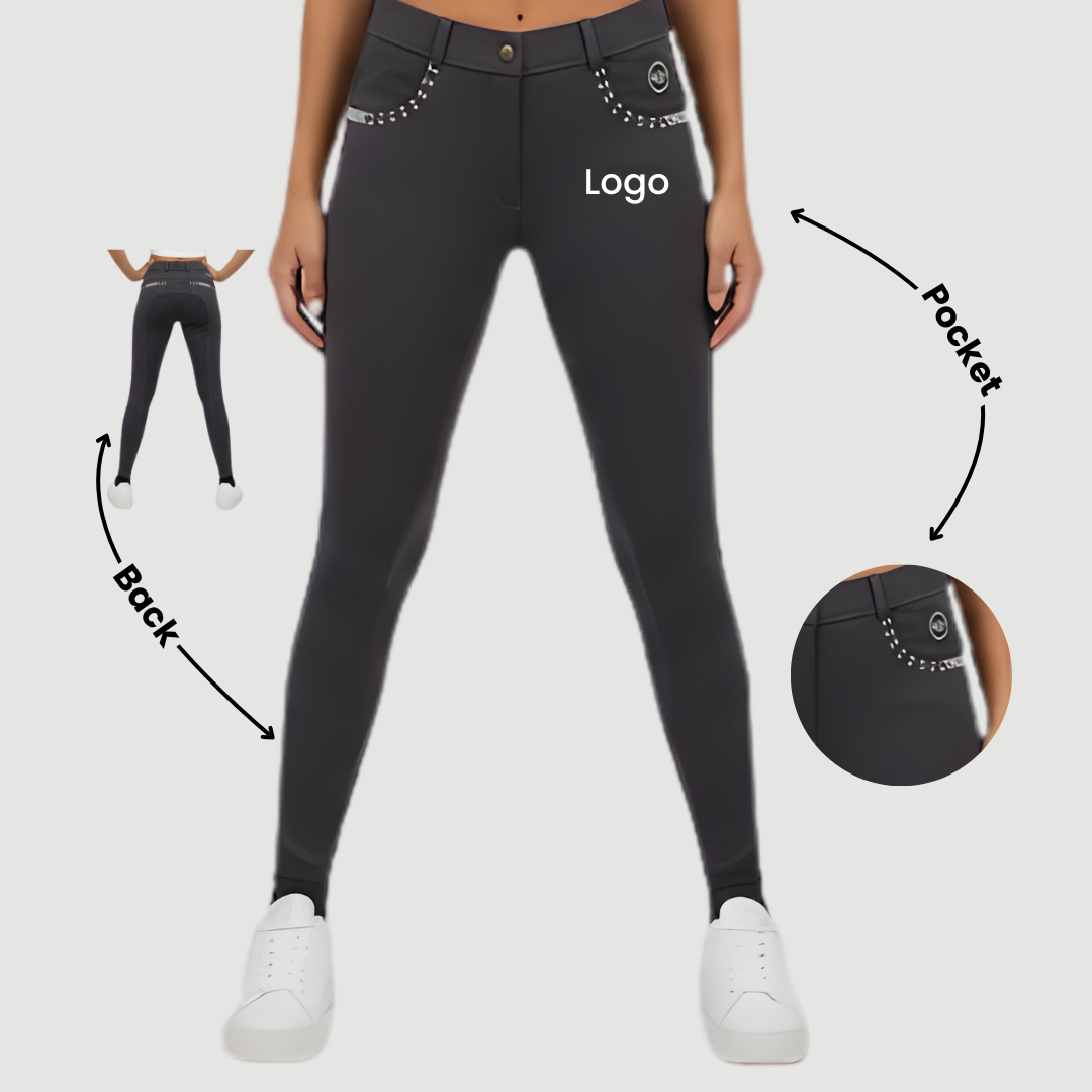 Culotte d'équitation Performance Obsidian Pearl