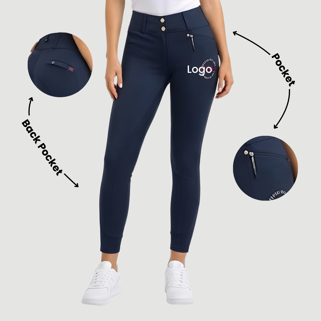 Mallas de equitación Titanium Performance con asiento completo