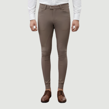 Pantalones de montar ProGrip Full-Seat para hombre con protección UV – Beige topo
