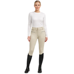 Luxe Sand Knee-Patch Breeches