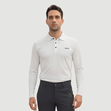 Polo de Manga Larga de Alto Rendimiento para Hombre