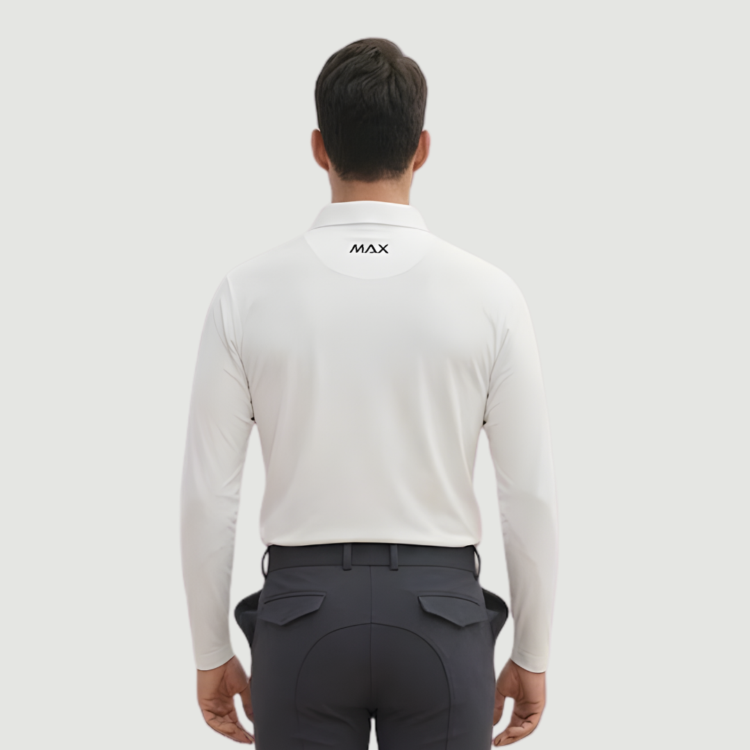 Polo de Manga Larga de Alto Rendimiento para Hombre