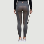 Luxe Graphite Full-Seat Riding Tights