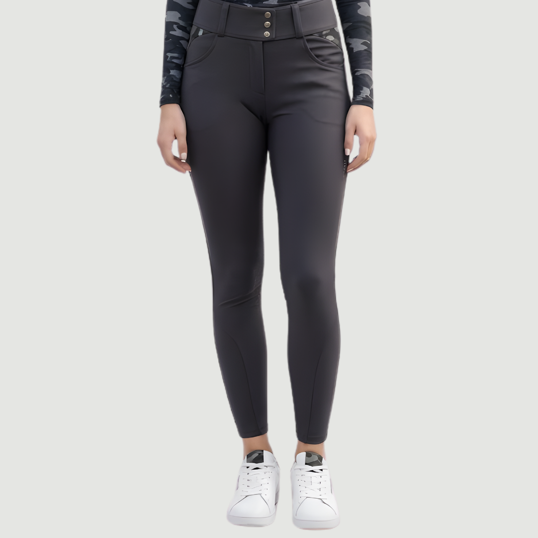 Culotte d'équitation taille haute avec grip intégral