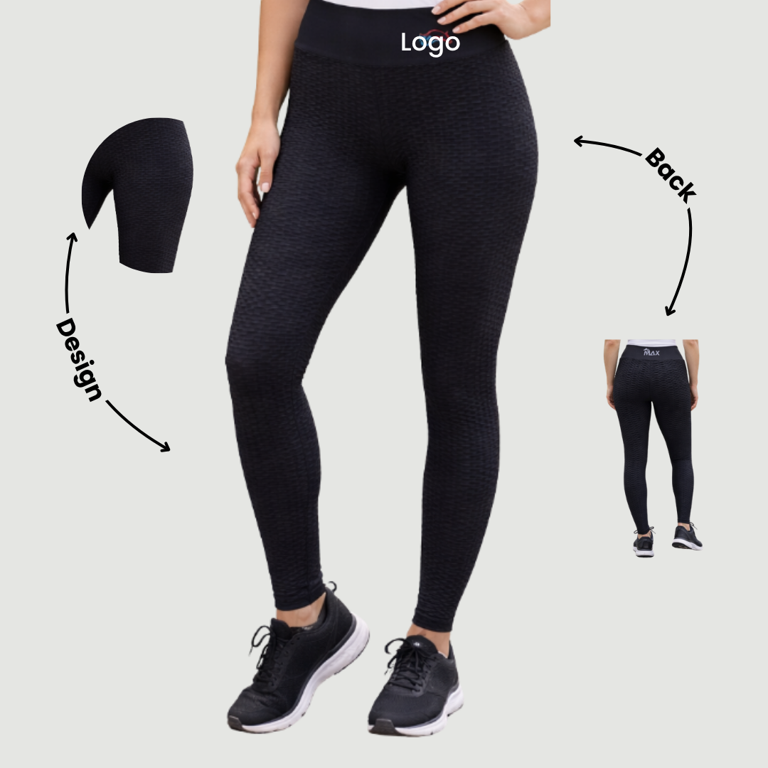 Collant de performance texturé taille haute