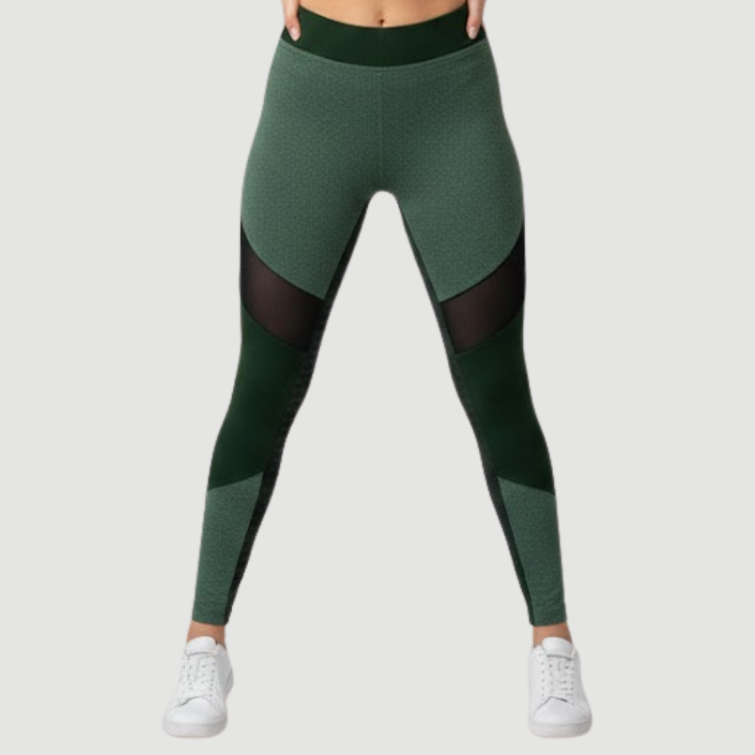 Collant Emerald Fusion à empiècements en maille