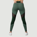 Emerald Fusion Mesh-Panel Tights