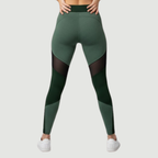 Emerald Fusion Mesh-Panel Tights