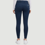 Luxe Navy Knee-Patch Breeches